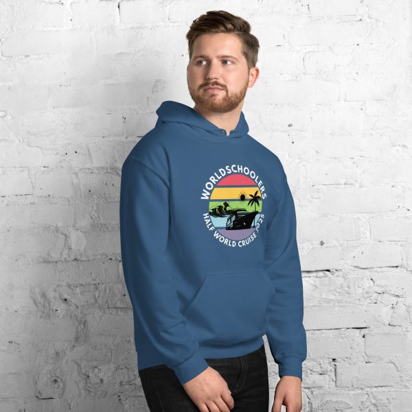 Half World Cruise 2025 | White Font | Unisex Hoodie