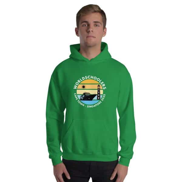Cape Town - Singapore 2025 | White Font | Unisex Hoodie