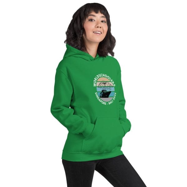 Singapore - Bali 2025 | White Font | Unisex Hoodie