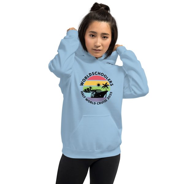 Half World Cruise 2025 | Black Font | Unisex Hoodie