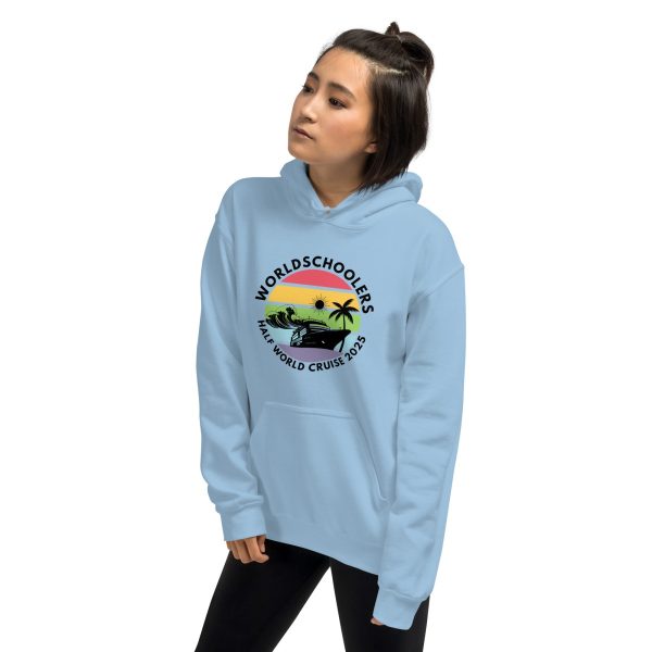 Half World Cruise 2025 | Black Font | Unisex Hoodie