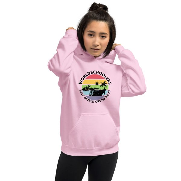 Half World Cruise 2025 | Black Font | Unisex Hoodie