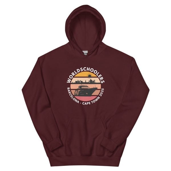 Barcelona - Cape Town 2025 | White Font | Unisex Hoodie