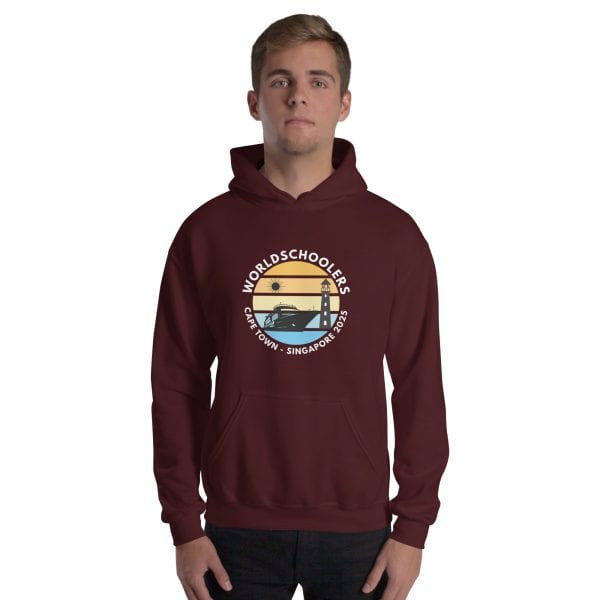 Cape Town - Singapore 2025 | White Font | Unisex Hoodie