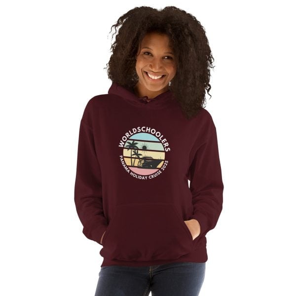 Panama Holiday Cruise 2025 | White Font | Unisex Hoodie
