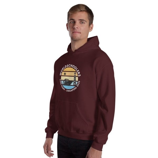 Cape Town - Singapore 2025 | White Font | Unisex Hoodie