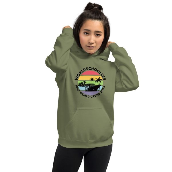 Half World Cruise 2025 | Black Font | Unisex Hoodie