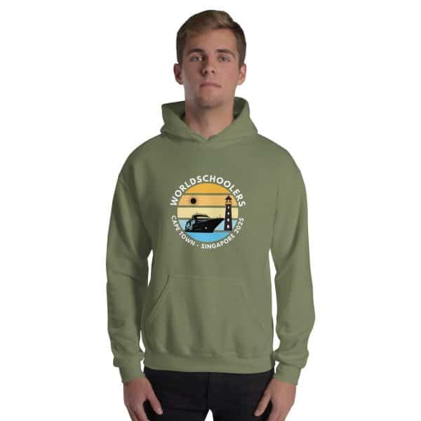 Cape Town - Singapore 2025 | White Font | Unisex Hoodie