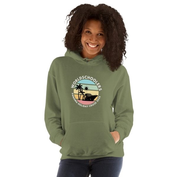 Panama Holiday Cruise 2025 | White Font | Unisex Hoodie