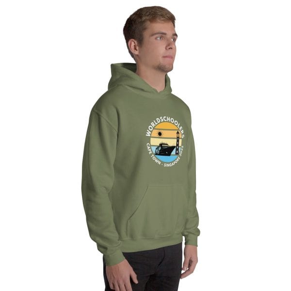 Cape Town - Singapore 2025 | White Font | Unisex Hoodie