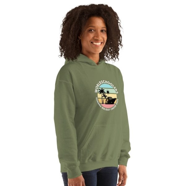 Panama Holiday Cruise 2025 | White Font | Unisex Hoodie