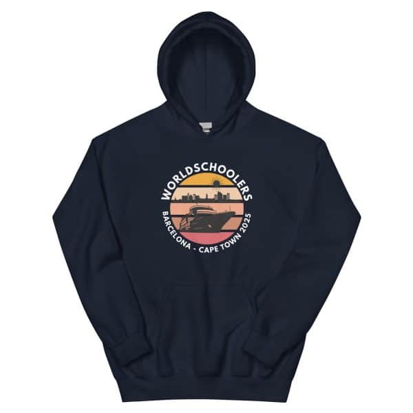 Barcelona - Cape Town 2025 | White Font | Unisex Hoodie