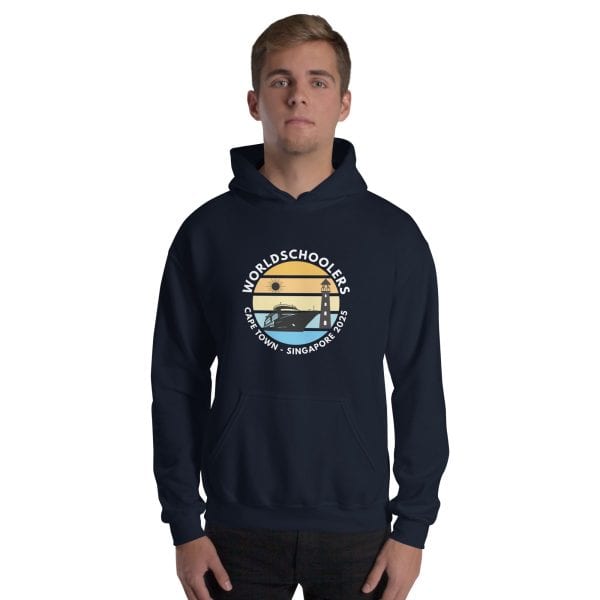 Cape Town - Singapore 2025 | White Font | Unisex Hoodie