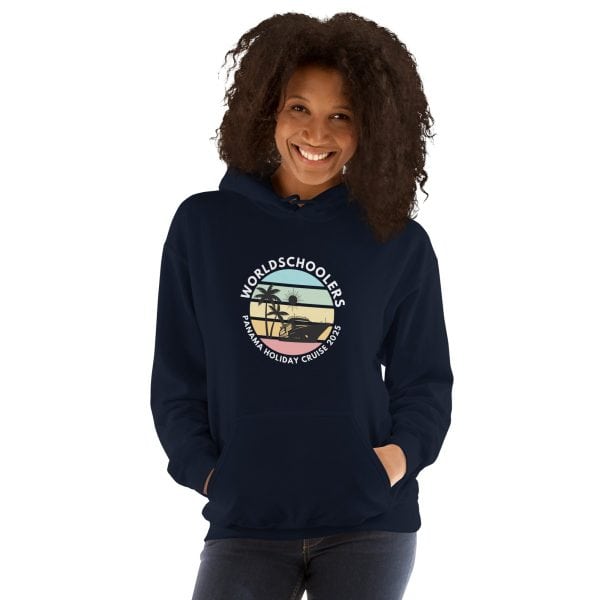 Panama Holiday Cruise 2025 | White Font | Unisex Hoodie