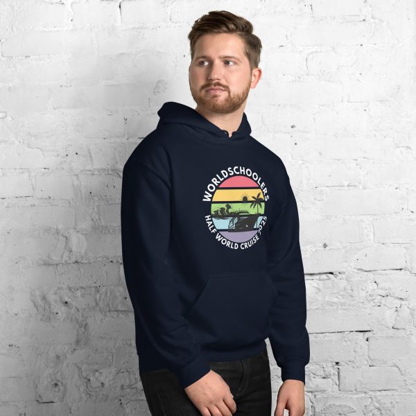 Half World Cruise 2025 | White Font | Unisex Hoodie