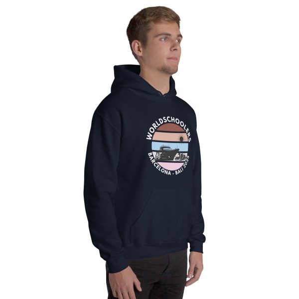 Barcelona - Bali 2025 | White Font | Unisex Hoodie