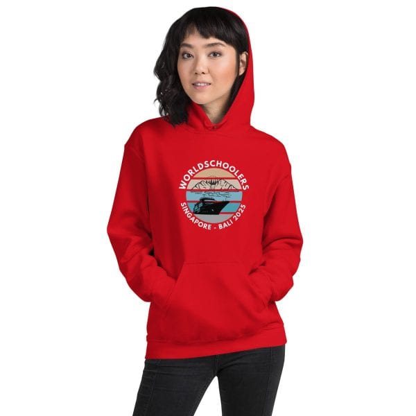 Singapore - Bali 2025 | White Font | Unisex Hoodie