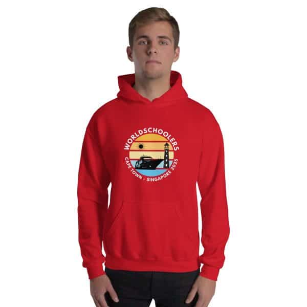 Cape Town - Singapore 2025 | White Font | Unisex Hoodie