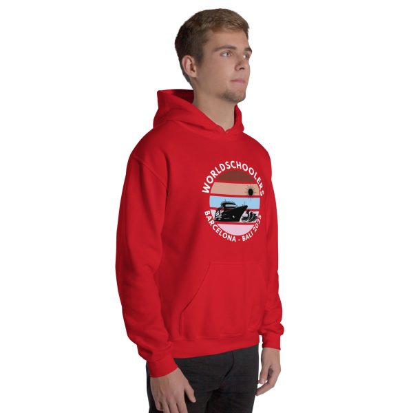 Barcelona - Bali 2025 | White Font | Unisex Hoodie