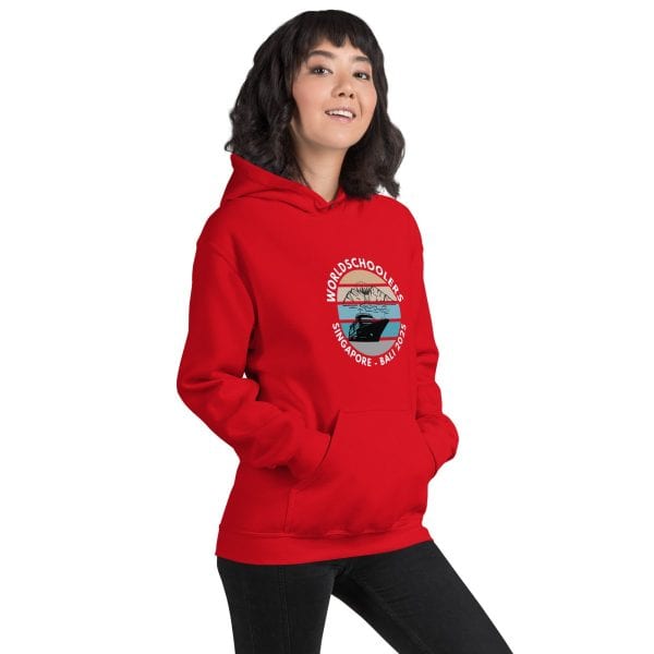 Singapore - Bali 2025 | White Font | Unisex Hoodie