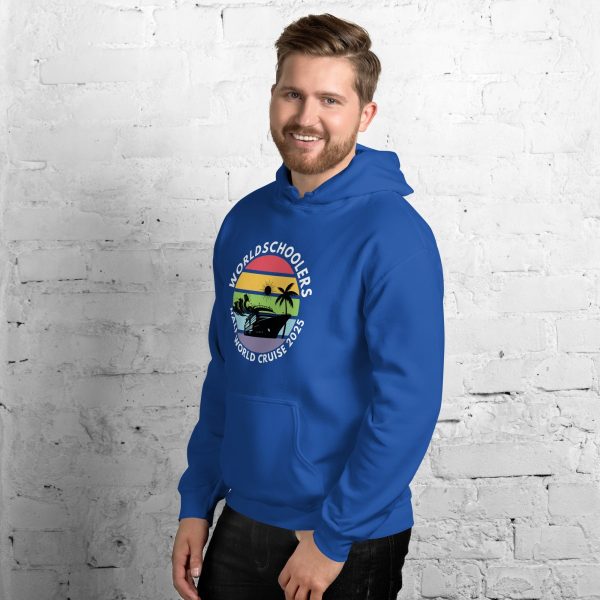 Half World Cruise 2025 | White Font | Unisex Hoodie