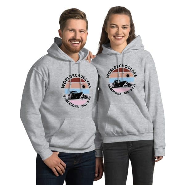 Barcelona - Bali 2025 | Black Font | Unisex Hoodie
