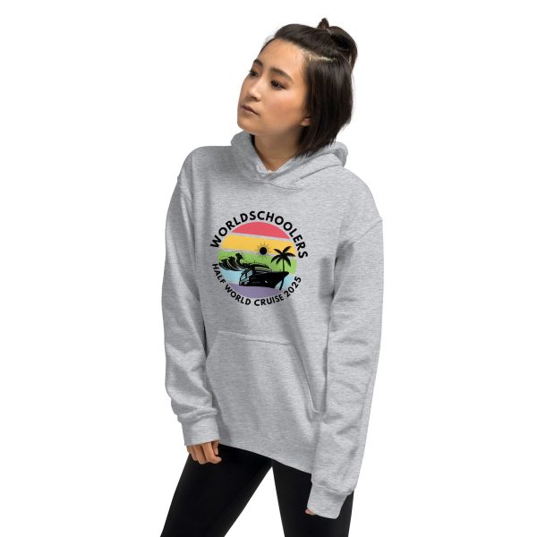 Half World Cruise 2025 | Black Font | Unisex Hoodie