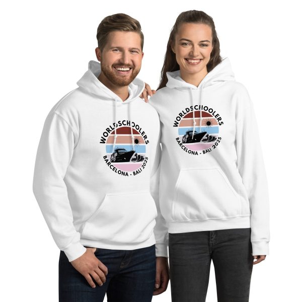 Barcelona - Bali 2025 | Black Font | Unisex Hoodie