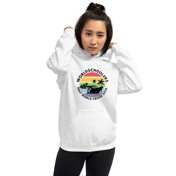 Half World Cruise 2025 | Black Font | Unisex Hoodie