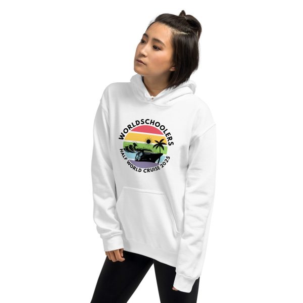 Half World Cruise 2025 | Black Font | Unisex Hoodie