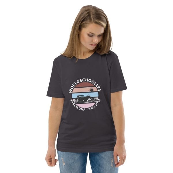 Barcelona - Bali 2025 | White Font | Unisex T-Shirt