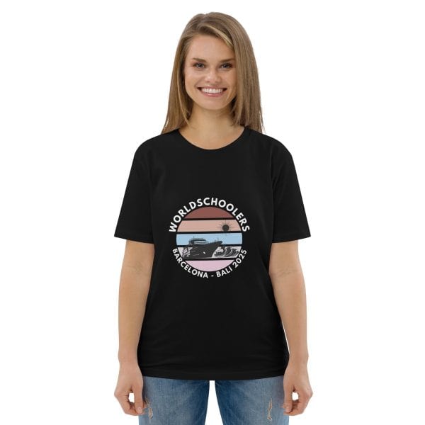 Barcelona - Bali 2025 | White Font | Unisex T-Shirt
