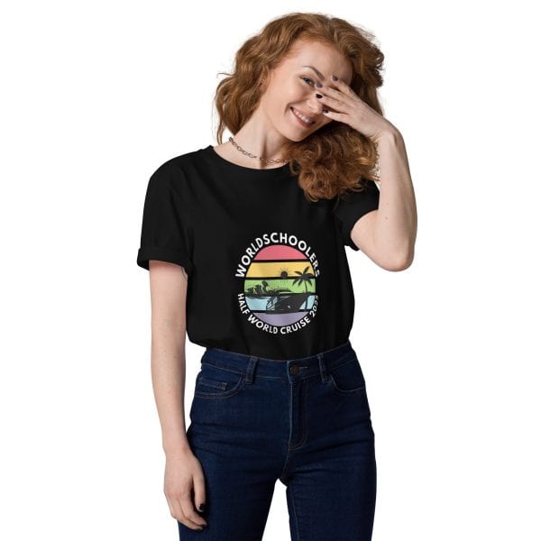 Half World Cruise | White Font | Unisex T-Shirt