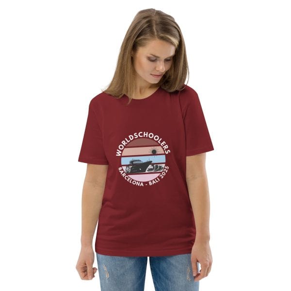 Barcelona - Bali 2025 | White Font | Unisex T-Shirt