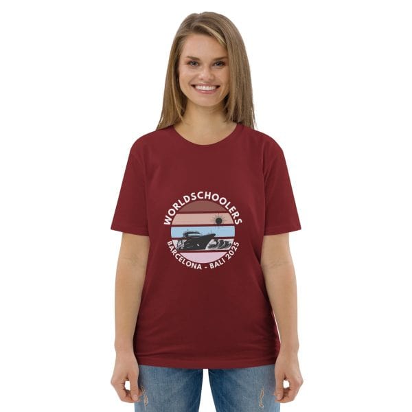 Barcelona - Bali 2025 | White Font | Unisex T-Shirt