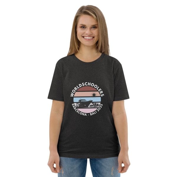 Barcelona - Bali 2025 | White Font | Unisex T-Shirt