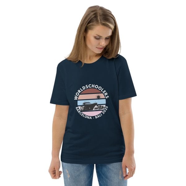 Barcelona - Bali 2025 | White Font | Unisex T-Shirt