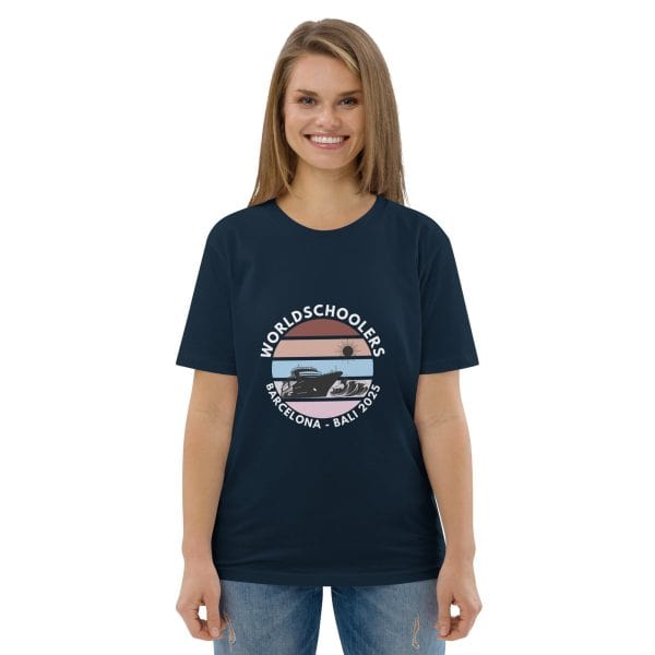 Barcelona - Bali 2025 | White Font | Unisex T-Shirt