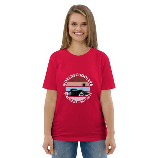 Barcelona - Bali 2025 | White Font | Unisex T-Shirt