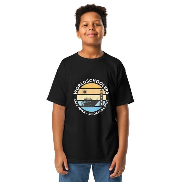 Cape Town - Singapore 2025 | White Font | Youth Classic Tee