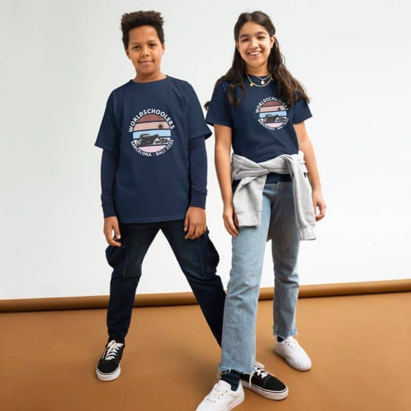 Barcelona - Bali 2025 | White Font | Youth Classic Tee