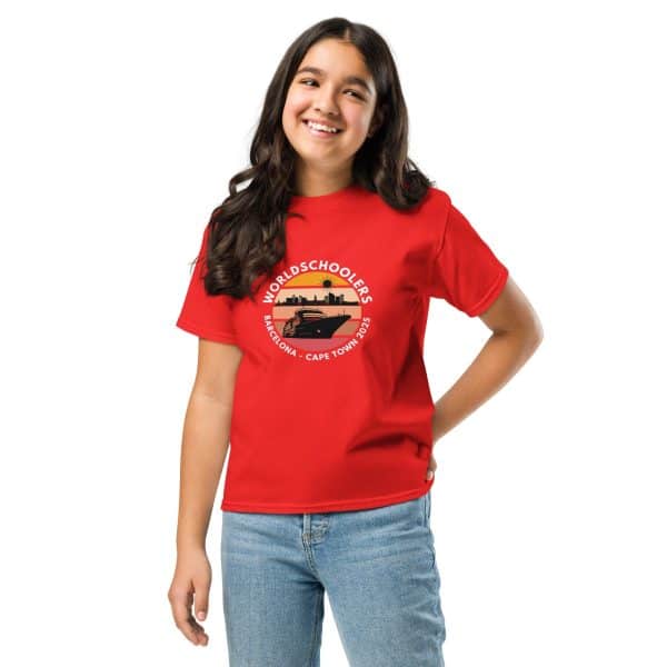 Barcelona - Cape Town 2025 | White Font | Youth Classic Tee
