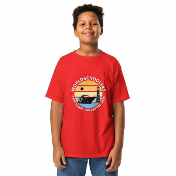 Cape Town - Singapore 2025 | White Font | Youth Classic Tee