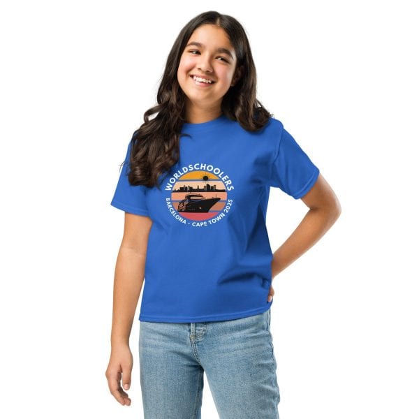 Barcelona - Cape Town 2025 | White Font | Youth Classic Tee