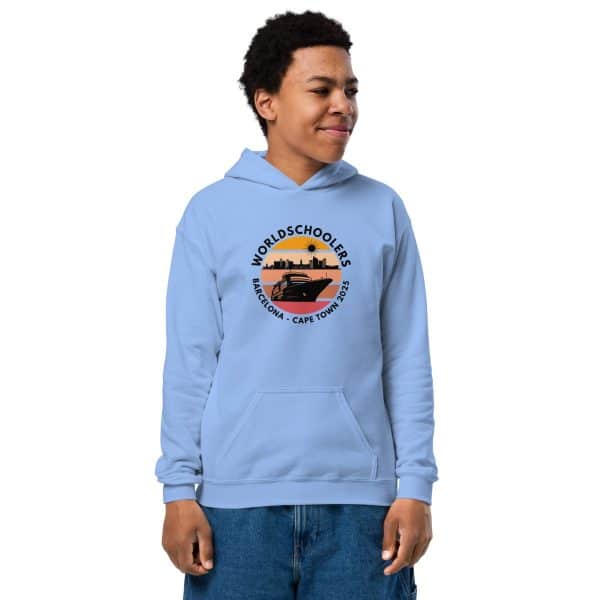 Barcelona - Cape Town 2025 | Black Font | Youth Hoodie