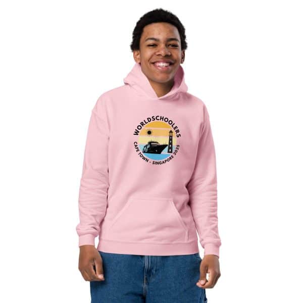 Cape Town - Singapore 2025 | Black Font | Youth Hoodie