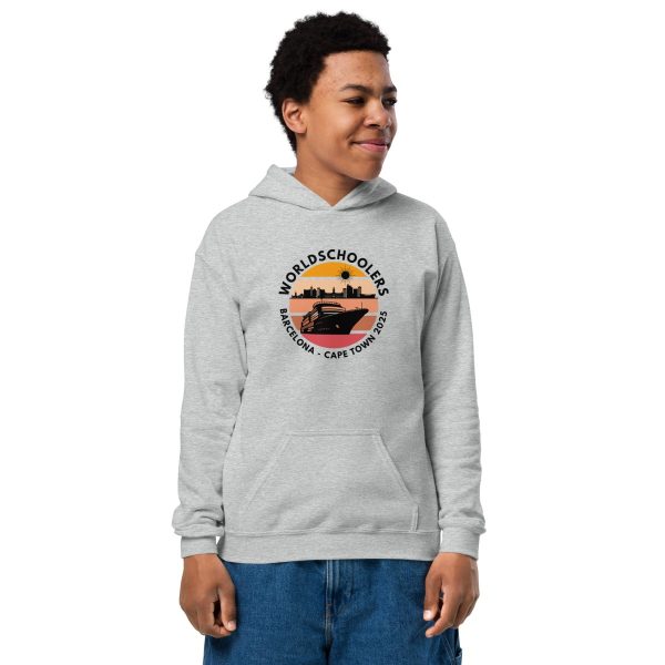 Barcelona - Cape Town 2025 | Black Font | Youth Hoodie