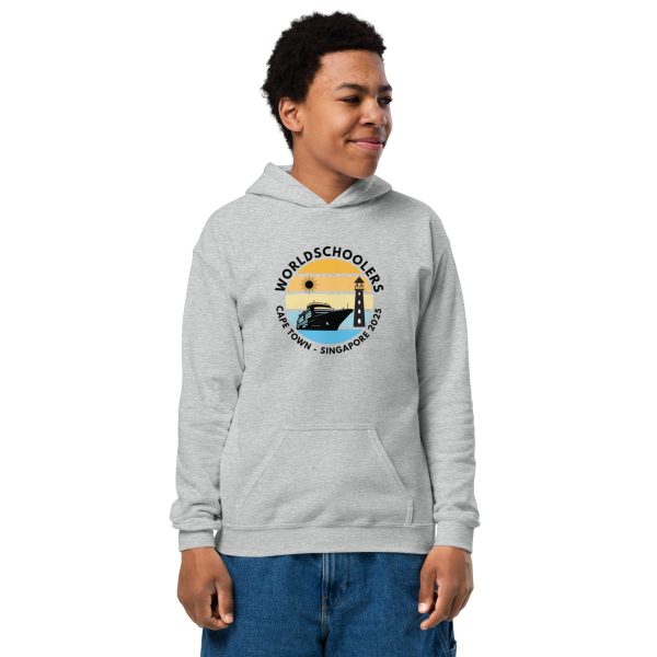 Cape Town - Singapore 2025 | Black Font | Youth Hoodie