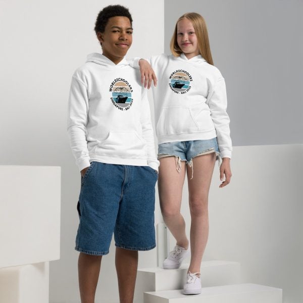 Singapore - Bali 2025 | Black Font | Youth Hoodie