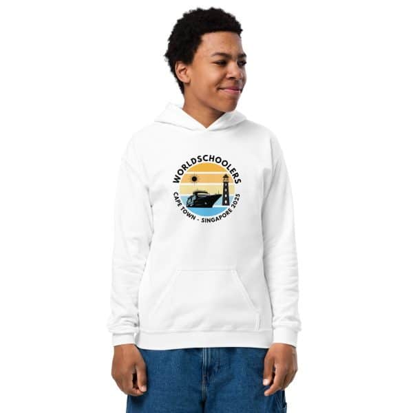 Cape Town - Singapore 2025 | Black Font | Youth Hoodie